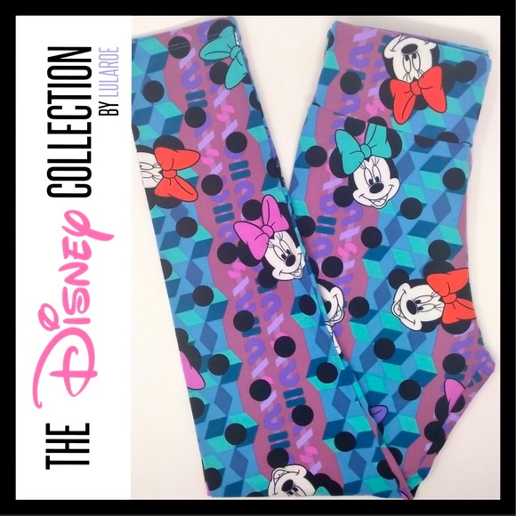 LuLaRoe Pants - LuLaRoe Disney Minnie Mouse Leggings - One Size (2-10)